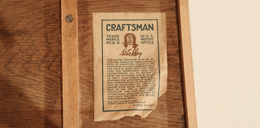 Reading the Signs: Stickley Shop Marks and Notations