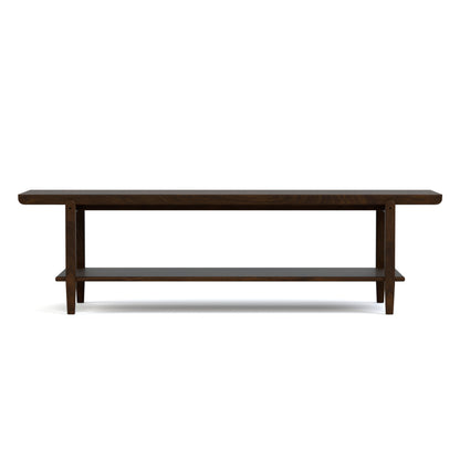 Hudson Valley Slatted Bench