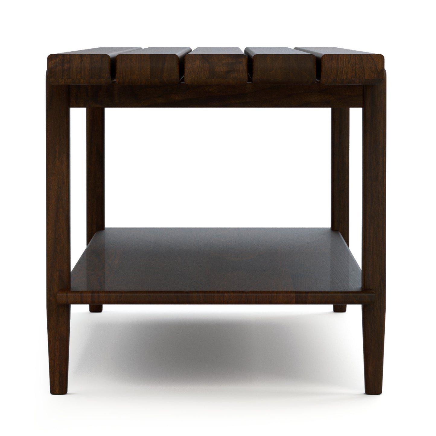 Hudson Valley Slatted Bench