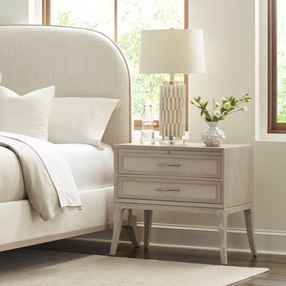Maidstone Nightstand, Woven Jute
