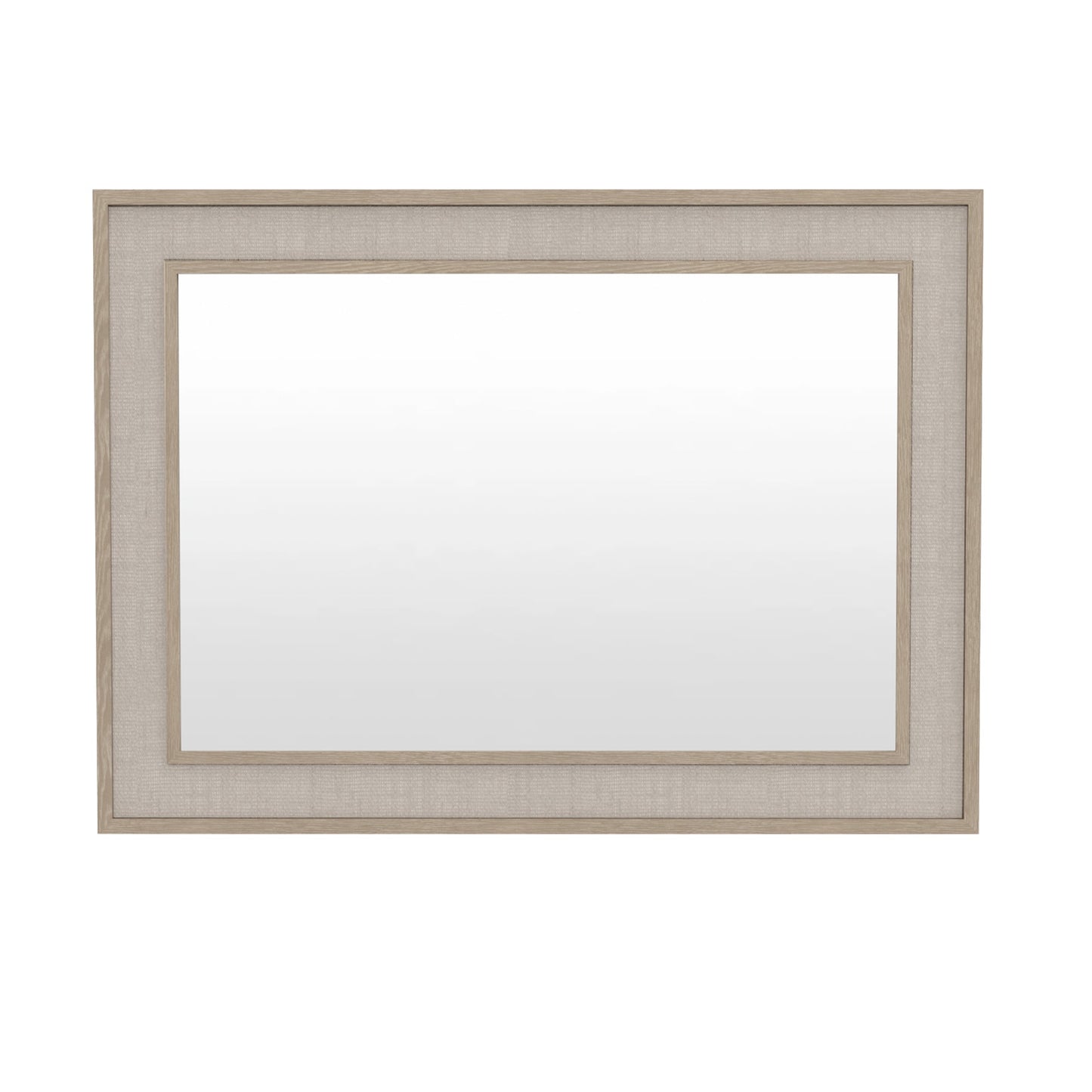 Maidstone Mirror with Woven Jute in 201 Sandbank finish