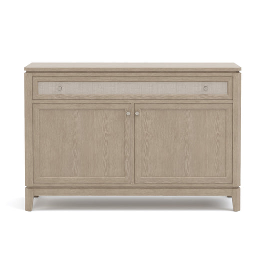 Maidstone Two-Door Console with Woven Jute in 201 Sandbank finish