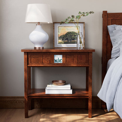 Floral Tile Console