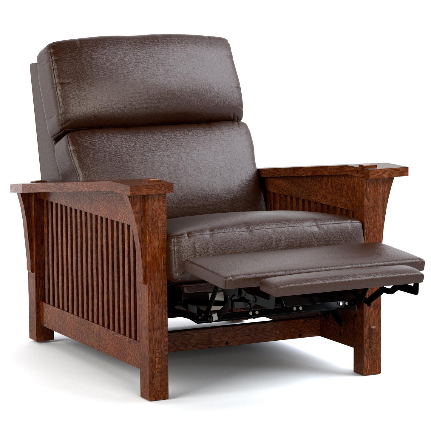 Spindle Morris Power Wall Recliner Colman Boot Leather 032 - Onondaga Finish
