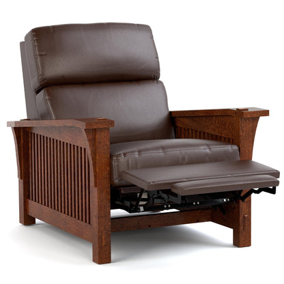 Spindle Morris Power Wall Recliner Colman Boot Leather 032 - Onondaga Finish