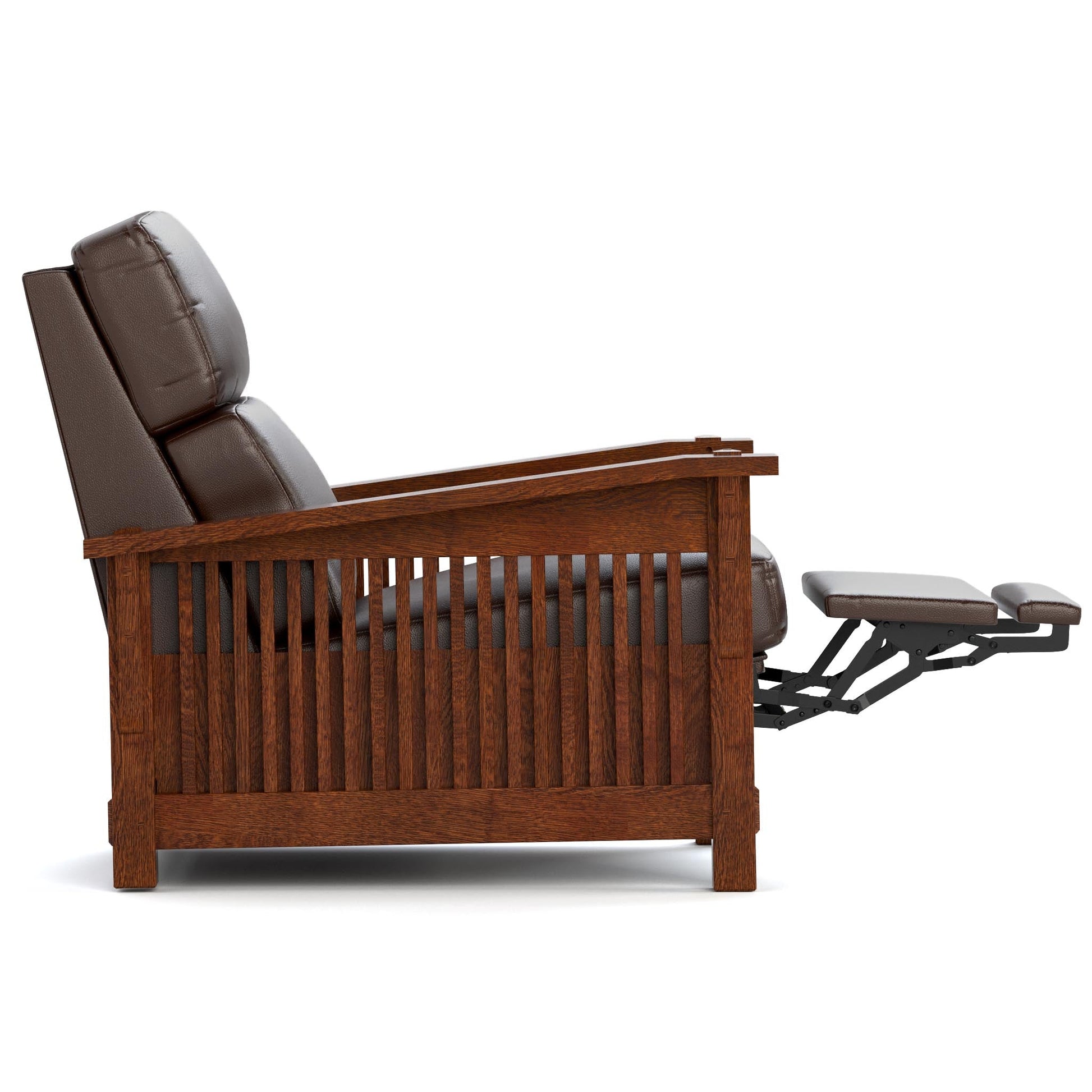 Spindle Morris Power Wall Recliner Colman Boot Leather 032 - Onondaga Finish
