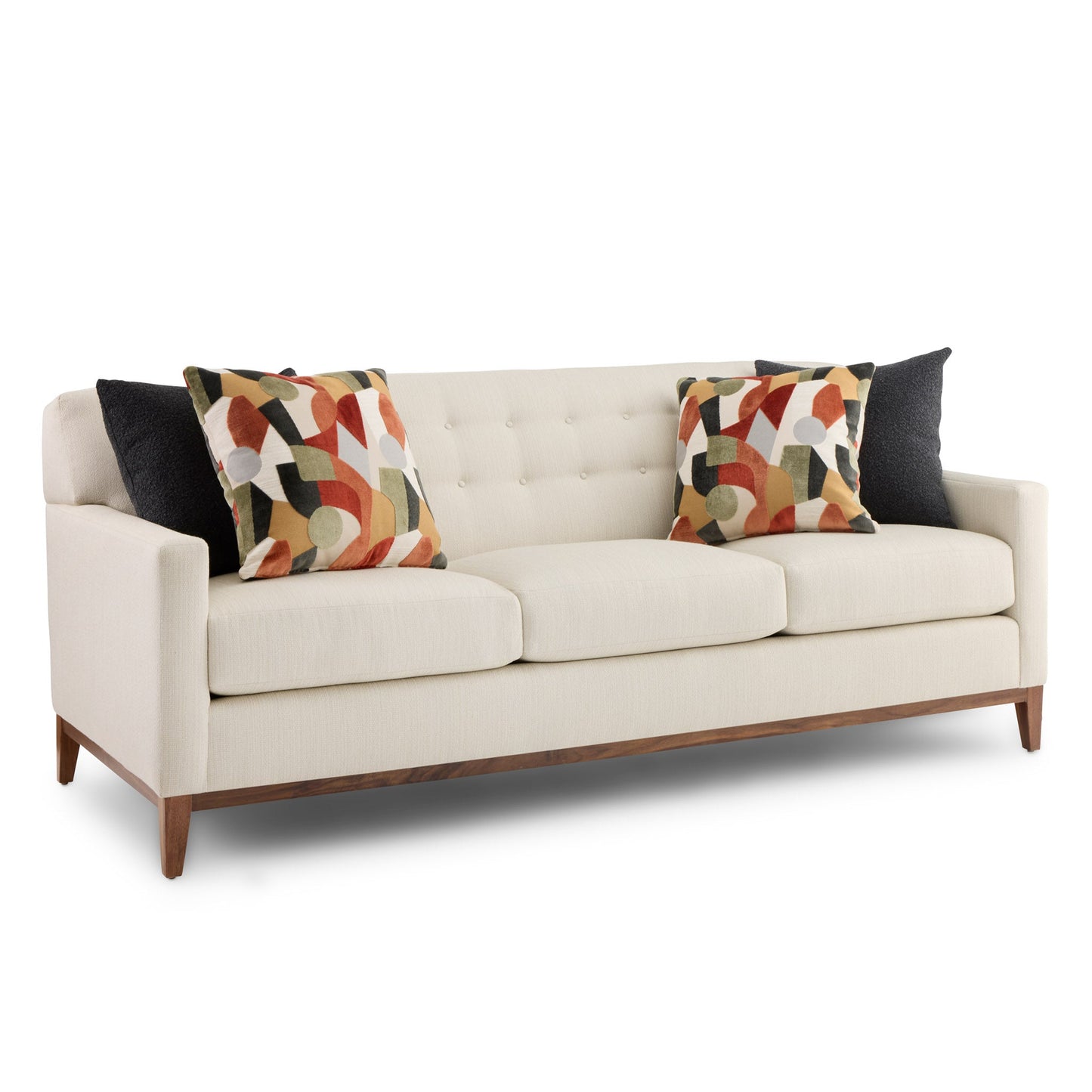 Walnut Grove 82-inch Tufted Back Sofa