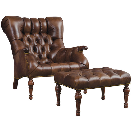 Leopold's Chair & Ottoman Set
