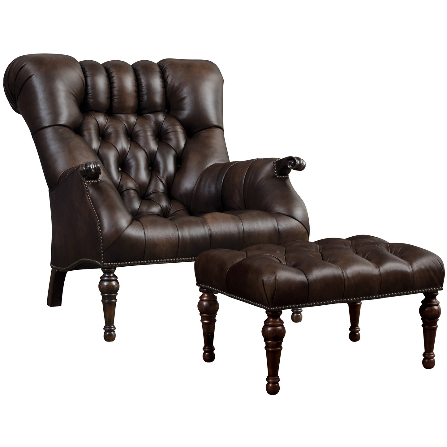 Leopold's Chair & Ottoman Set