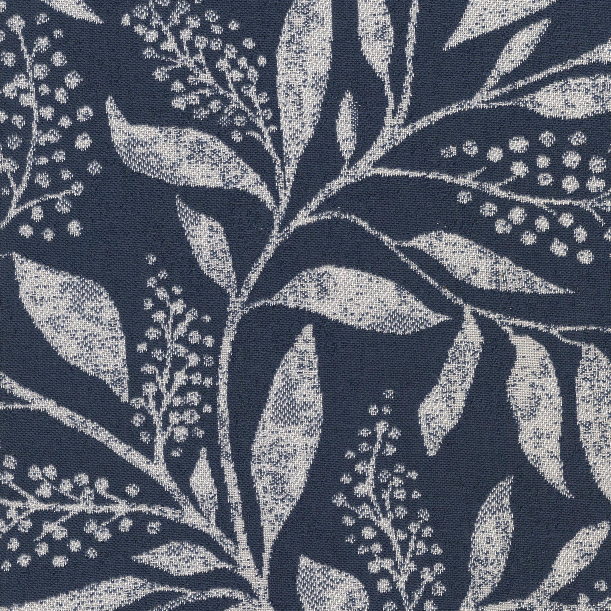 Exquisite II Indigo Fabric Swatch