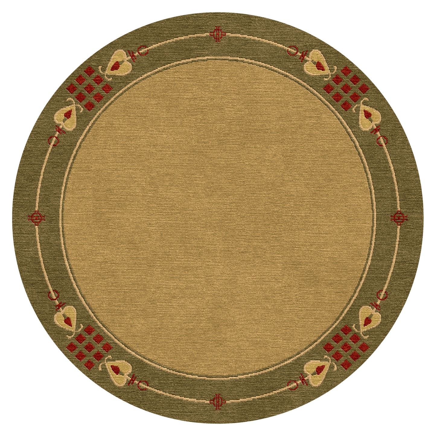 Highland Park Rug - Green