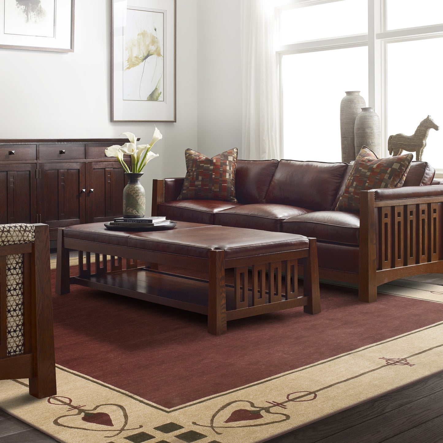 Highland Park Rug - Red