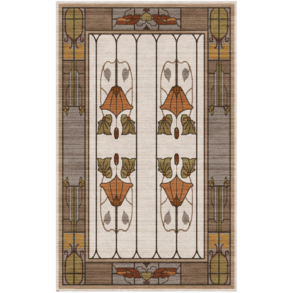 Garden Window Rug, Ivory