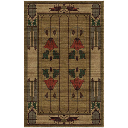 Garden Window Rug, Moss