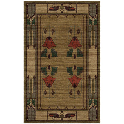 Garden Window Rug, Moss
