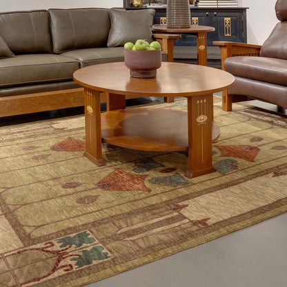 Garden Window Rug, Moss