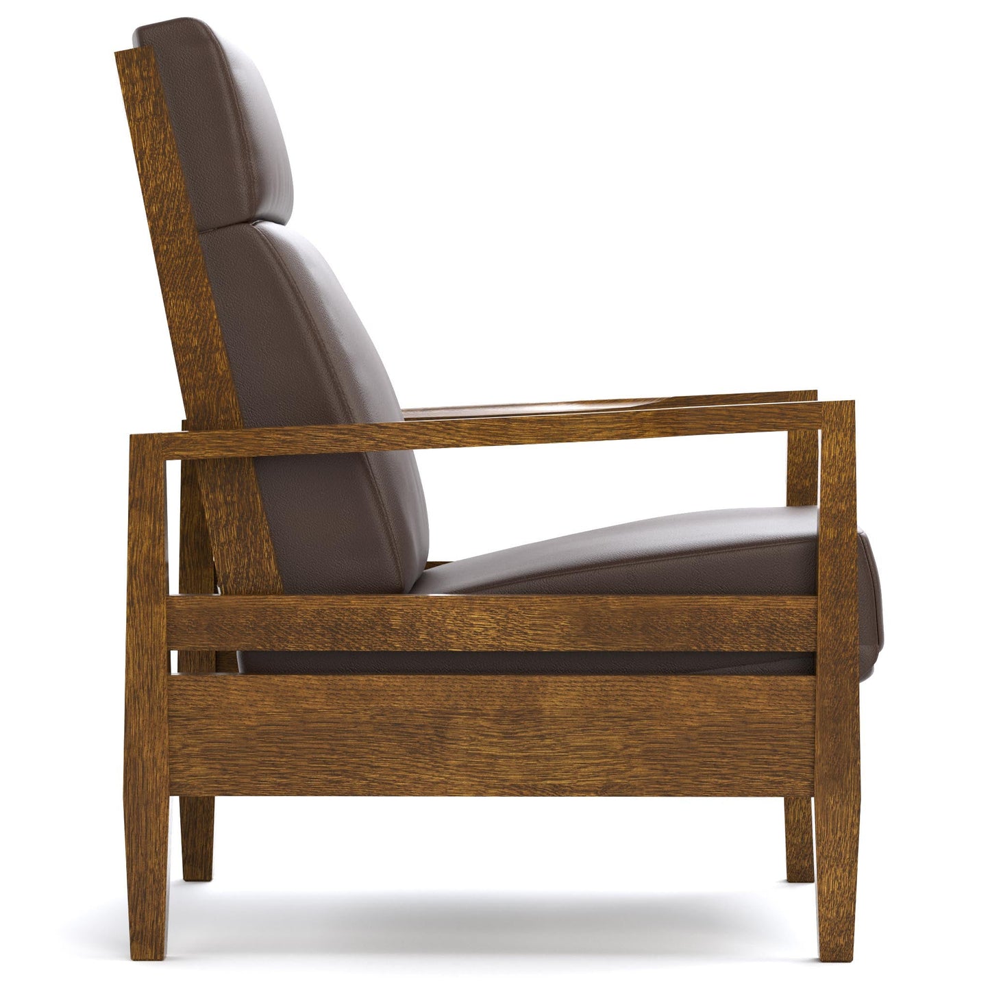 Surrey Hills Recliner Morganton Cola 507 - Bay Brown Side