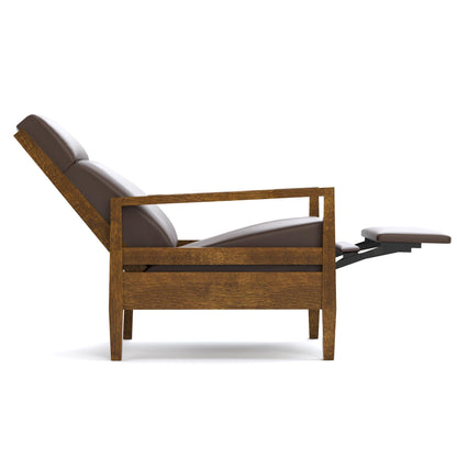 Surrey Hills Recliner Morganton Cola 507 - Bay Brown Full Side