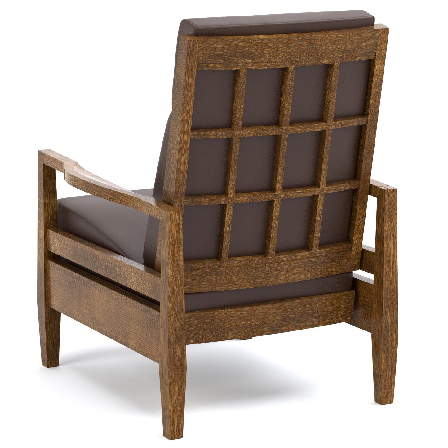Surrey Hills Recliner Morganton Cola 507 - Bay Brown Rear