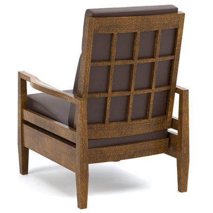 Surrey Hills Recliner Morganton Cola 507 - Bay Brown Rear