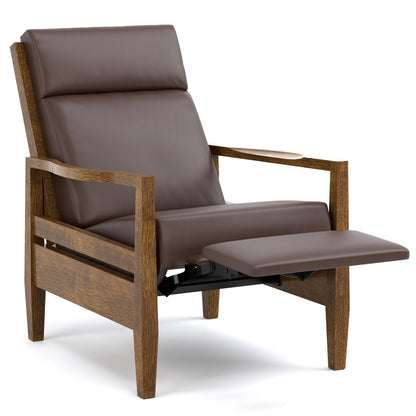 Surrey Hills Recliner Morganton Cola 507 - Bay Brown TV Angle
