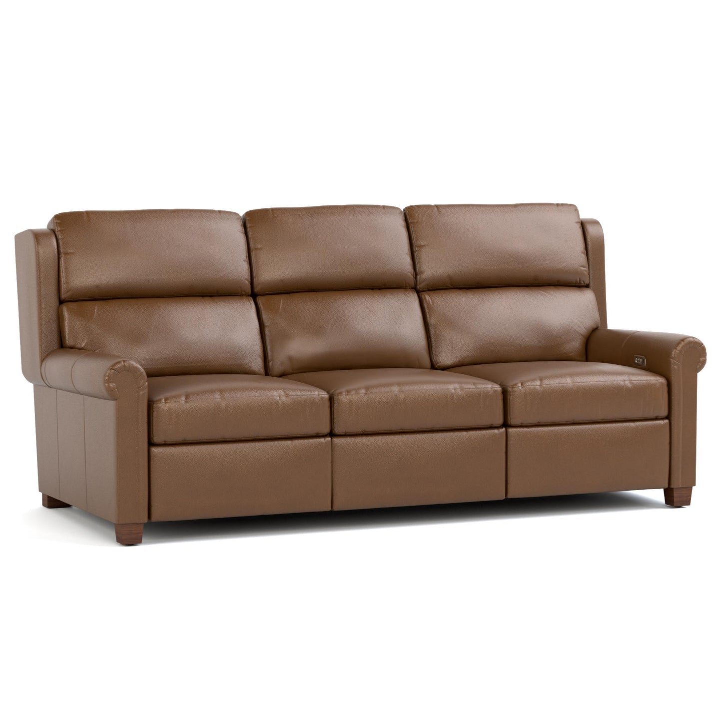 Woodlands Small Roll Arm Motion Sofa Selvano Bark Program