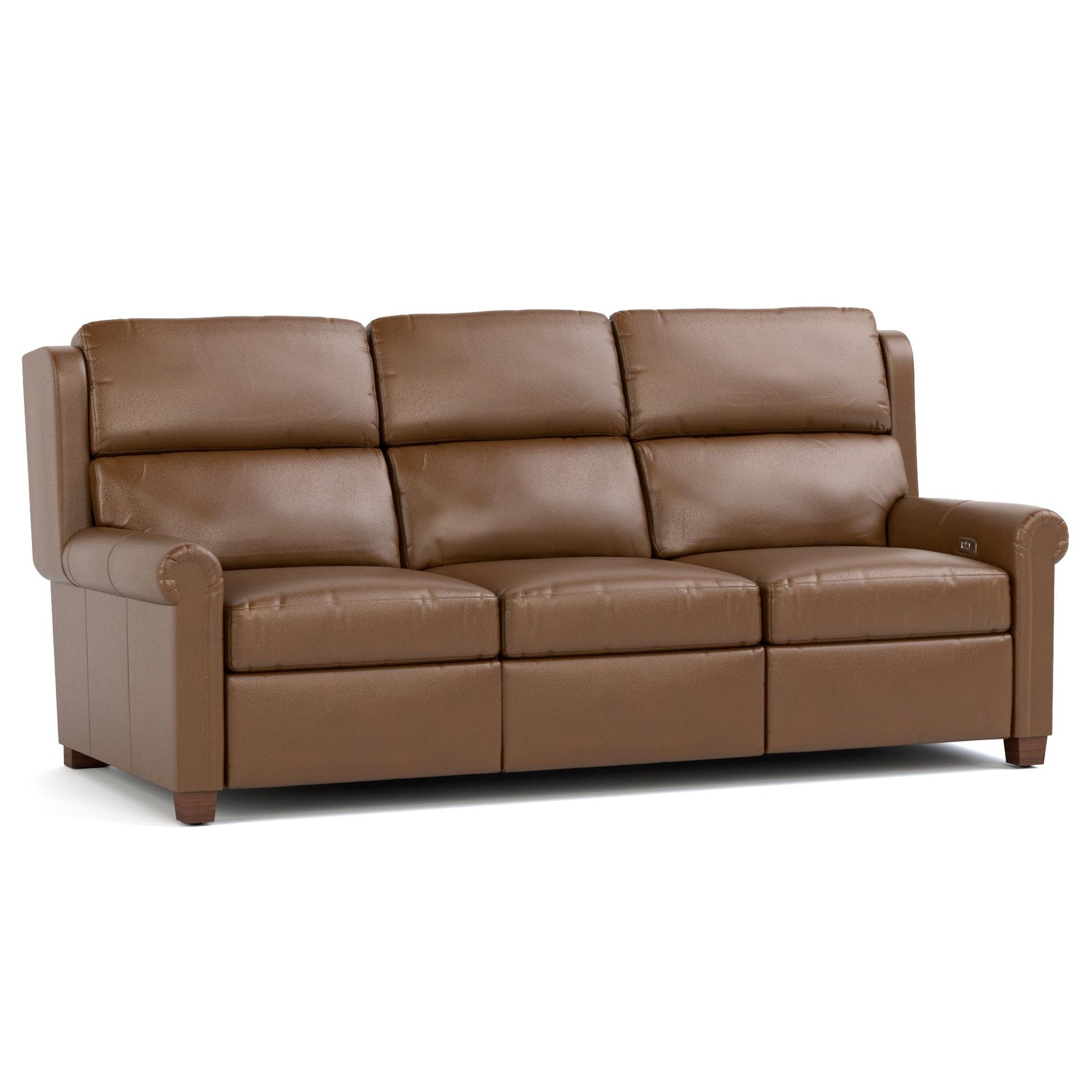 Woodlands Small Roll Arm Motion Sofa Selvano Bark Program