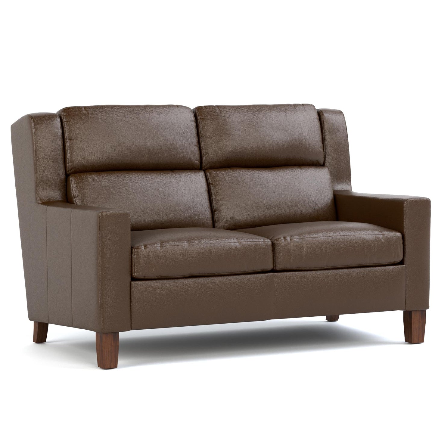 Woodlands Track Arm Loveseat Selvano Chestnut Program