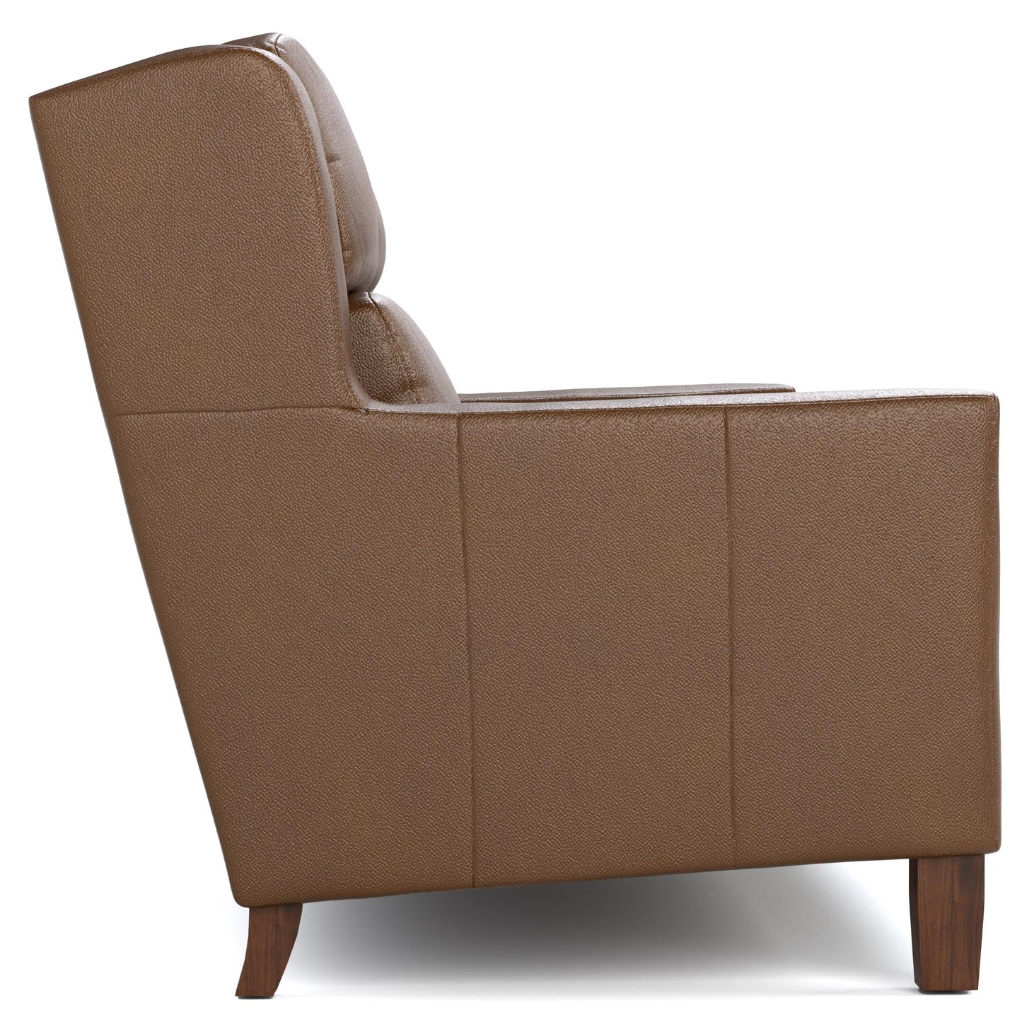 Woodlands Track Arm Sofa Selvano Bark - Side