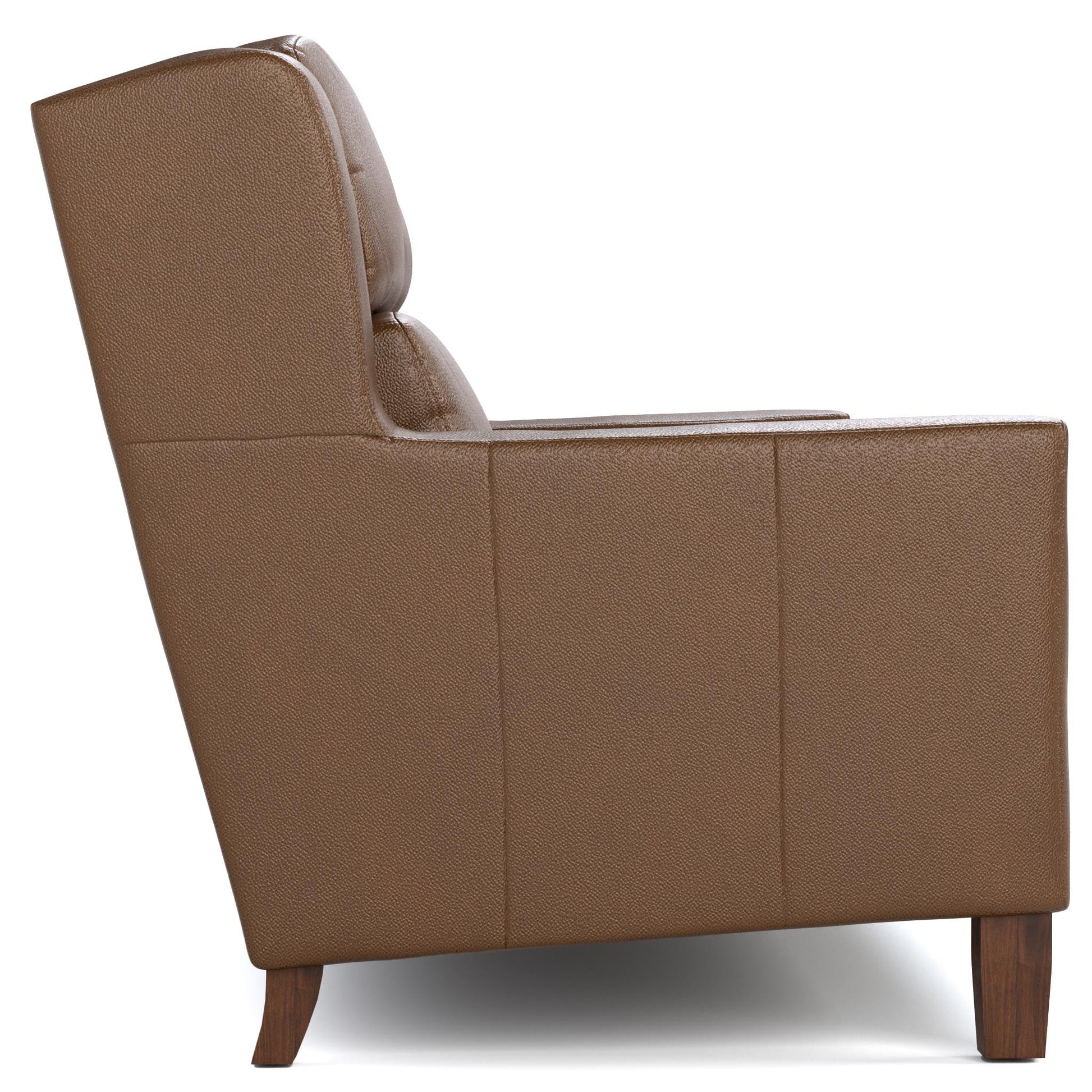 Woodlands Track Arm Sofa Selvano Bark - Side