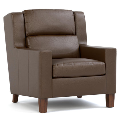 Woodlands Track Arm Chair Selvano Chestnut Program