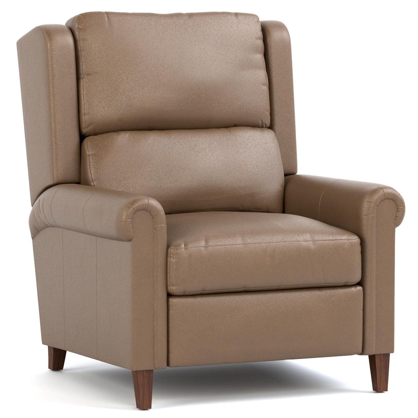 Woodlands Small Roll Arm Manual Recliner Selvalo Granite Program