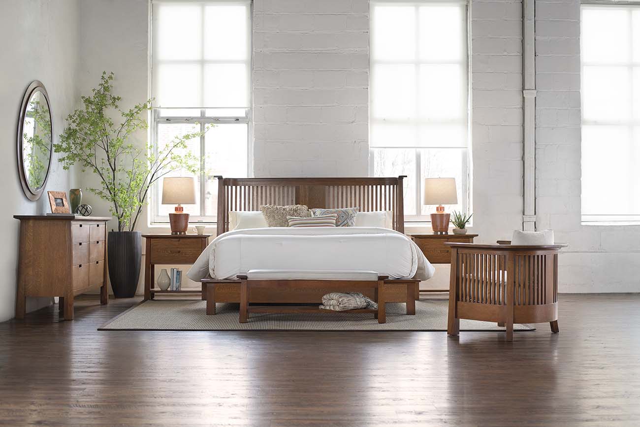 Park Slope Platform Bed - Stickley Brand