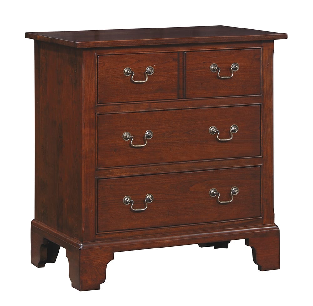 Wayside Inn Three-Drawer Nightstand - Stickley Brand