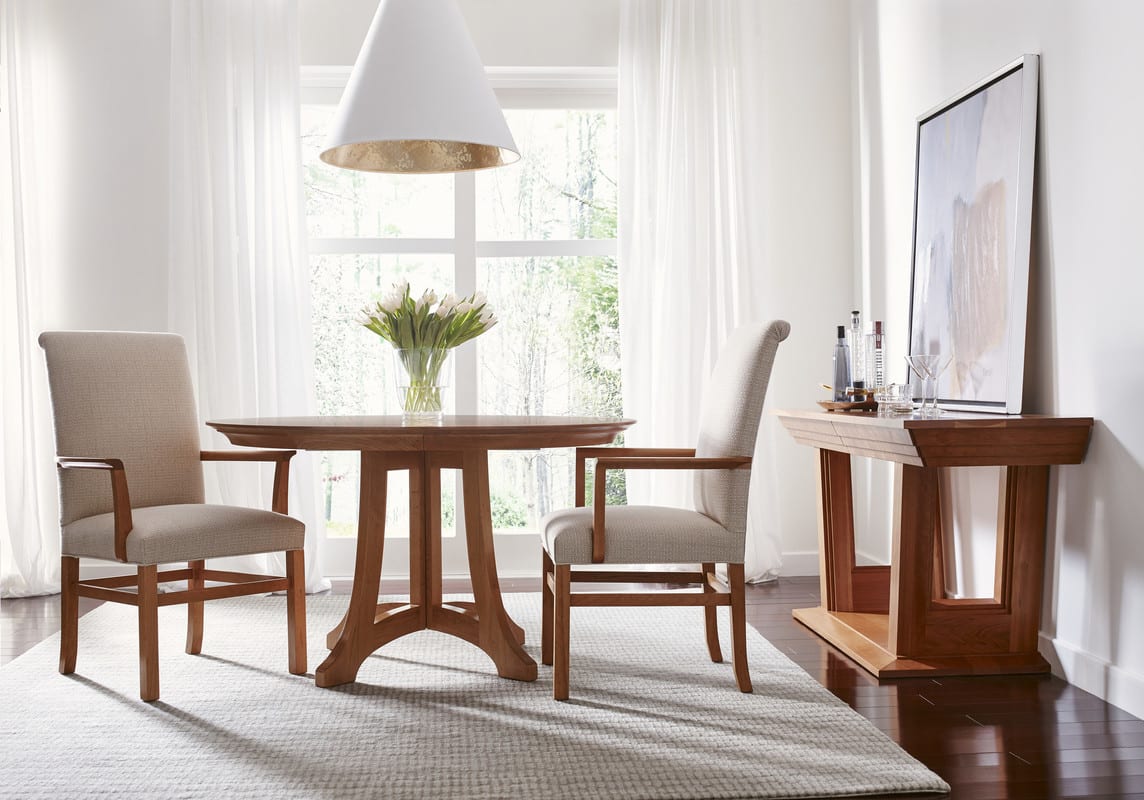 Highlands Round Dining Table - Stickley Brand