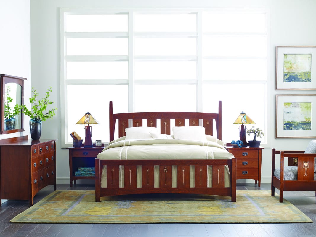 Harvey Ellis Open Nightstand - Stickley Brand