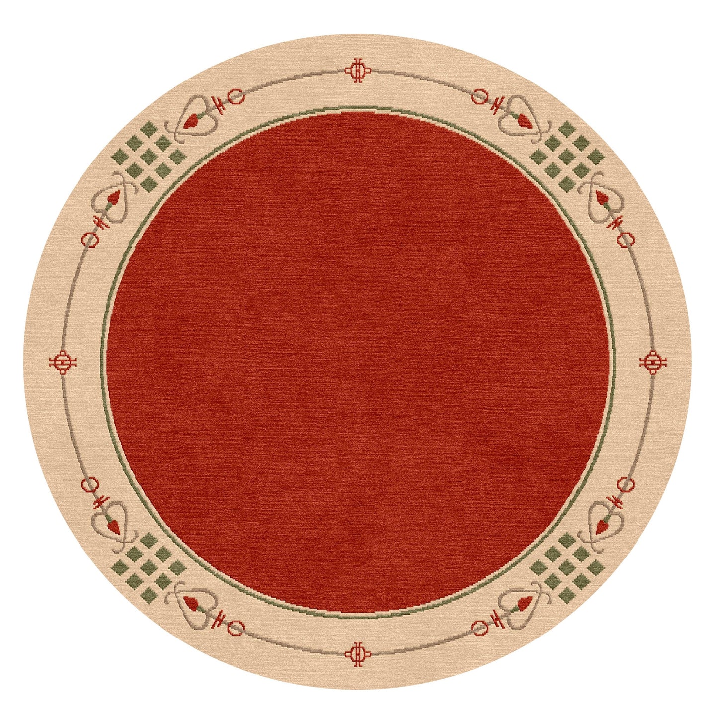 Highland Park Rug - Red
