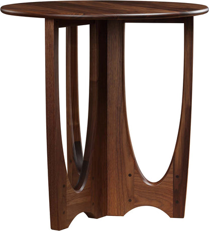 Walnut Grove Round Lamp Table - Stickley Brand