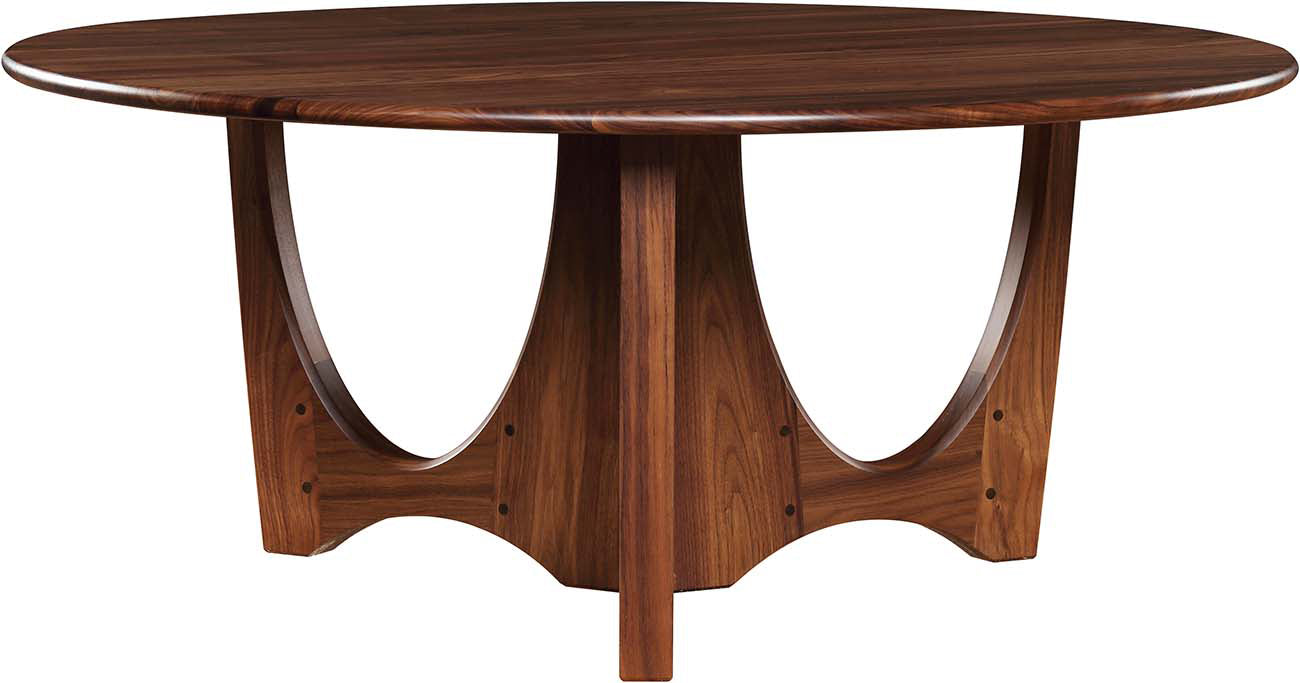 Walnut Grove Round Cocktail Table - Stickley Brand
