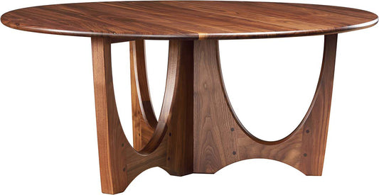 Walnut Grove Round Cocktail Table - Stickley Brand