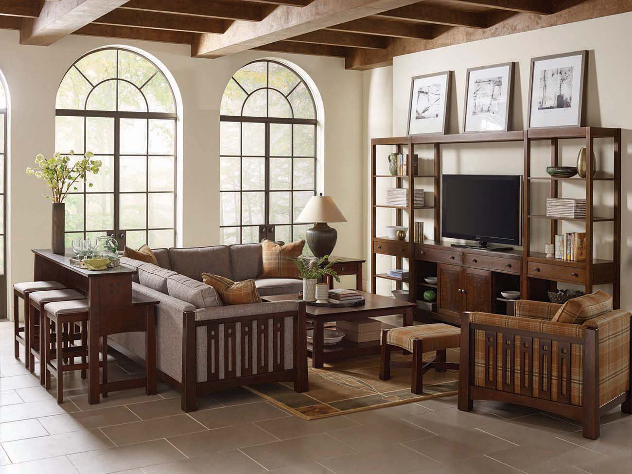 Highlands Gathering Island - Stickley Brand