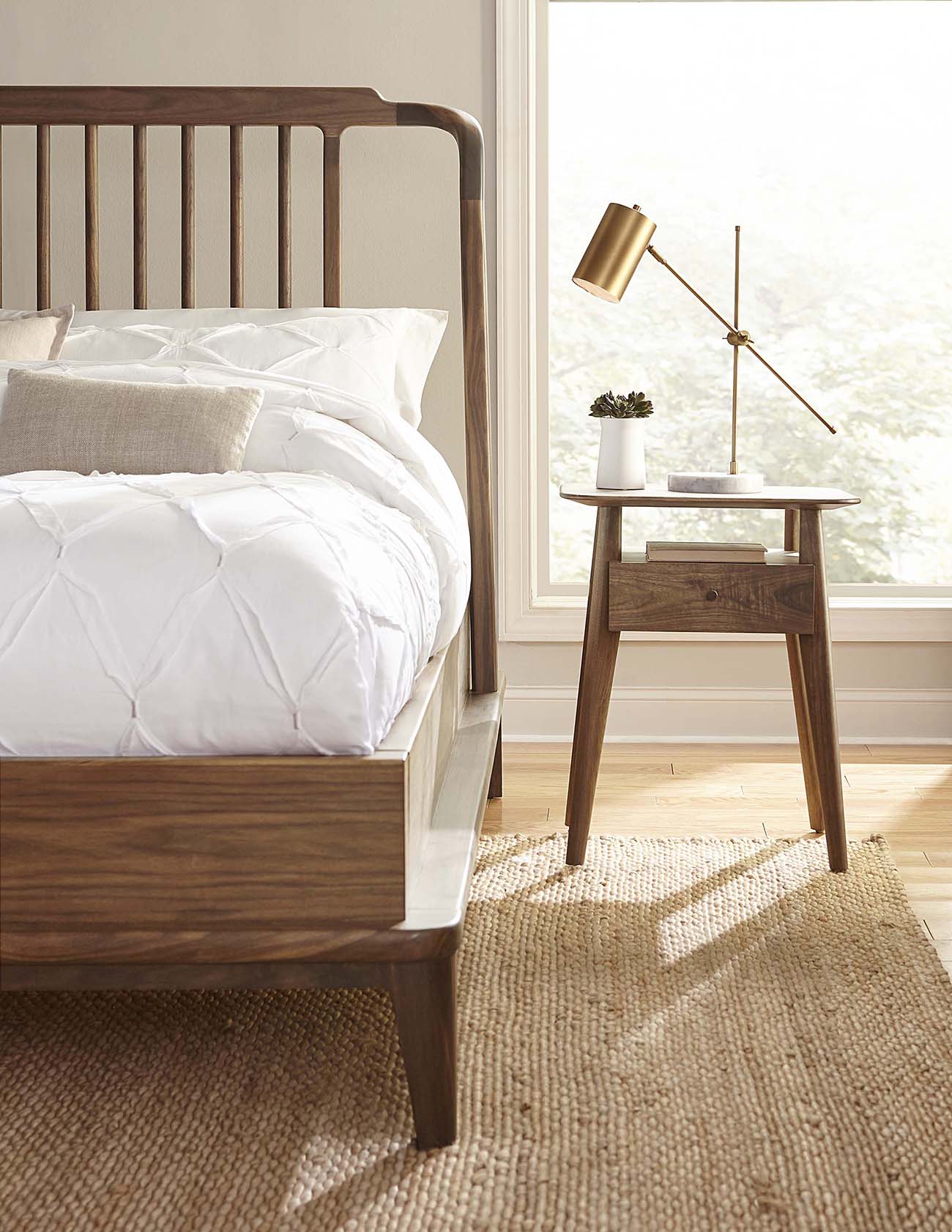 Walnut Grove Spindle Bed - Stickley Brand
