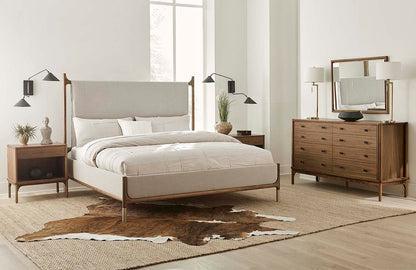Walnut Grove Upholstered Bed - Stickley Brand