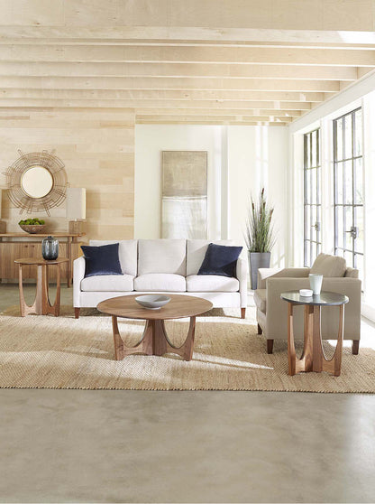 Walnut Grove Round Cocktail Table - Stickley Brand
