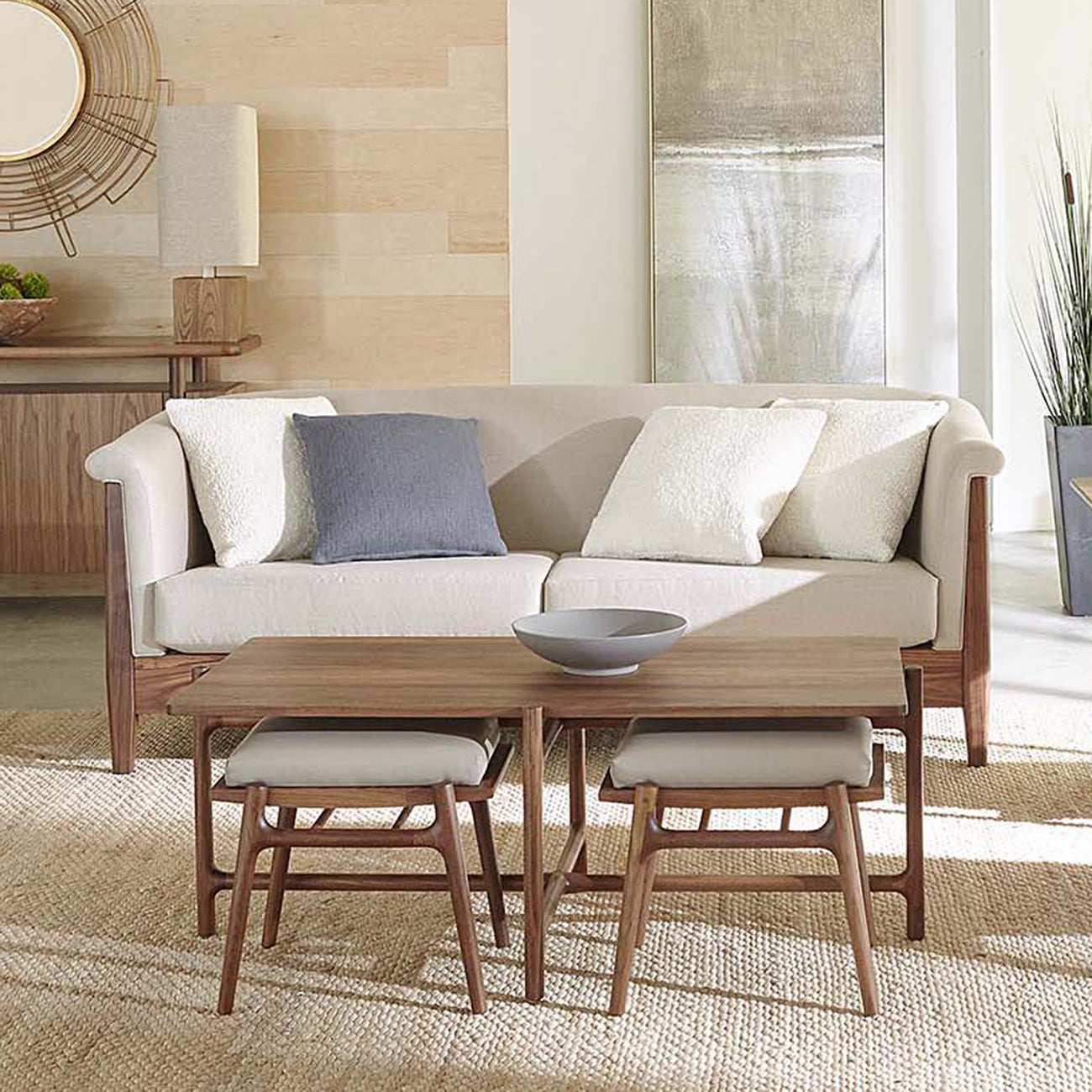 Walnut Grove Footstool - Stickley Brand