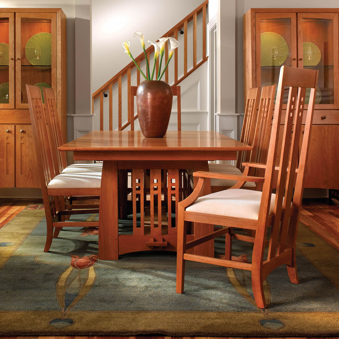 Highlands Trestle Table - Stickley Brand