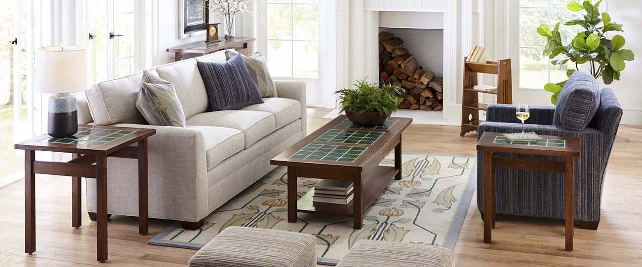 Tile Top Console Table - Stickley Brand