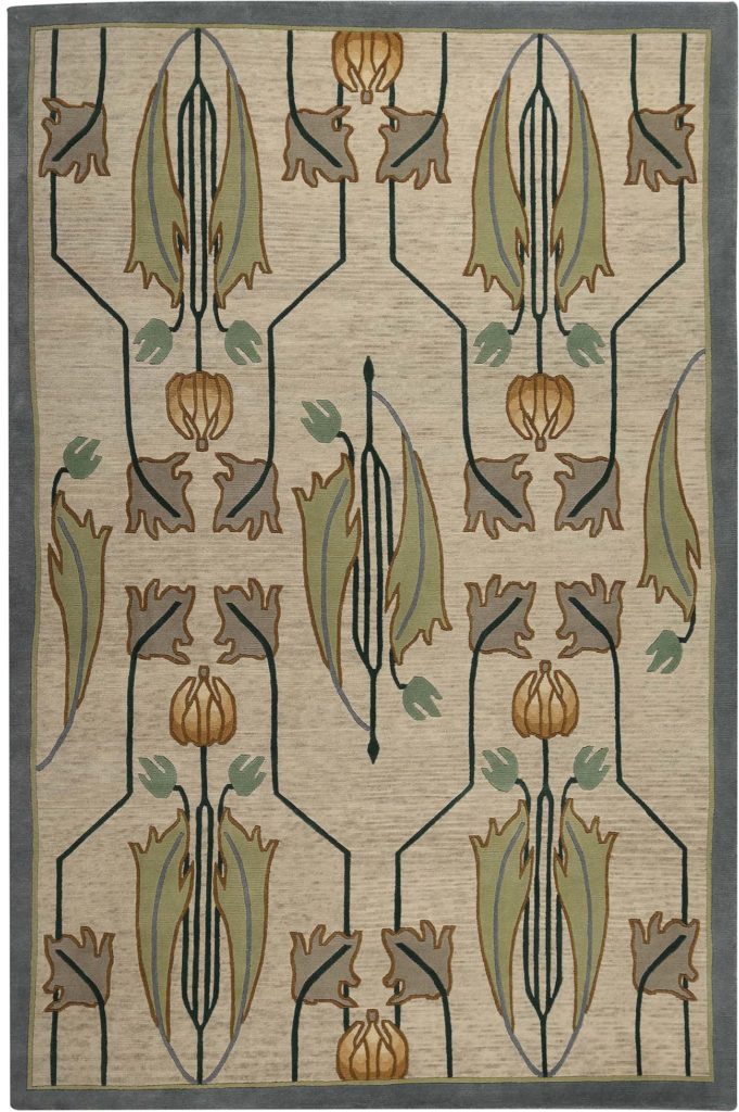 Rennie Tulip Rug - Ivory - Stickley Brand