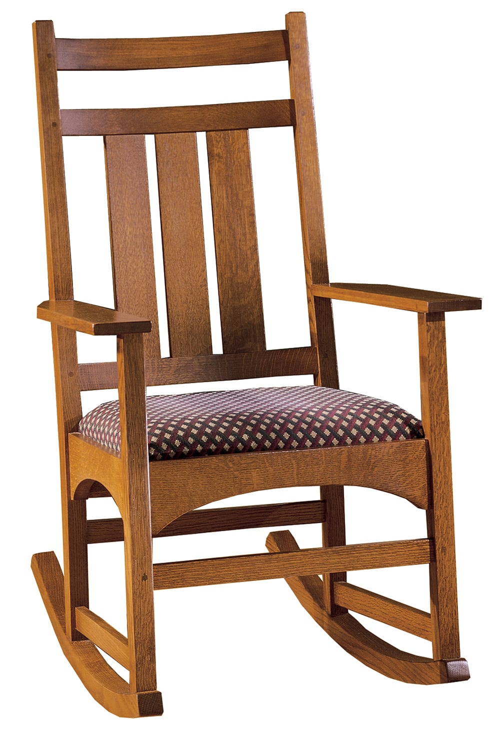 Harvey Ellis Rocker, no Inlay - Stickley Brand