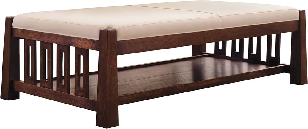 Highlands Cocktail Ottoman - Stickley Brand